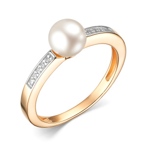 Кольцо из золота с полудрагоценными вставками