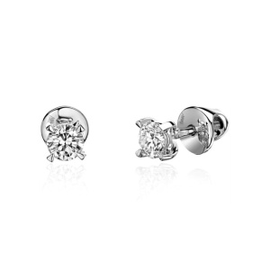 Серьги из золота Premium