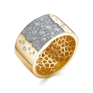 Кольцо из золота с бриллиантами