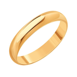 Обручальное кольцо из золота
