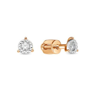 Серьги из золота с бриллиантами