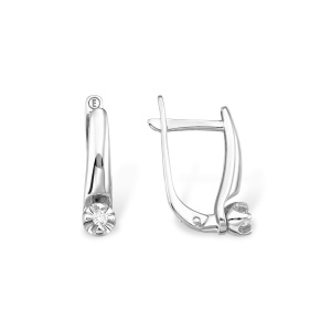 Серьги из золота с бриллиантами