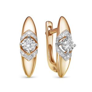 Серьги из золота с бриллиантами