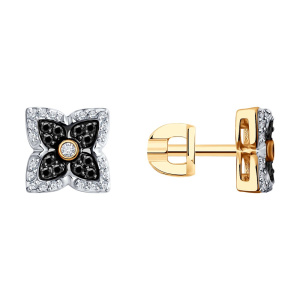 Серьги из золота с бриллиантами