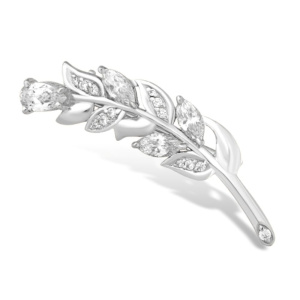 Брошь из белого золота