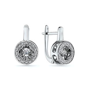 Серьги из золота с бриллиантами