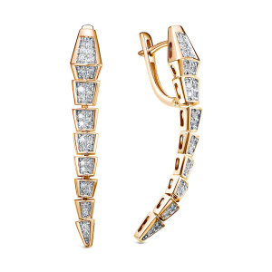 Серьги из золота с бриллиантами