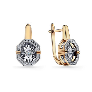 Серьги из золота с бриллиантами