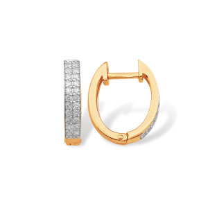 Серьги из золота с бриллиантами