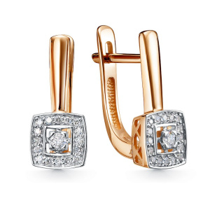 Серьги из золота с бриллиантами