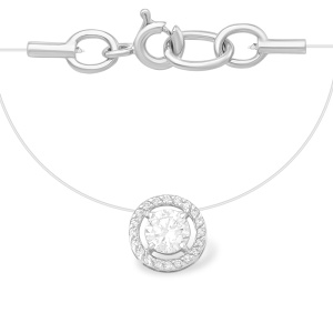 Колье из белого золота