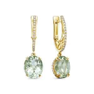 Серьги из золота Premium