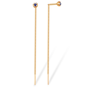 Серьги из золота с бриллиантами