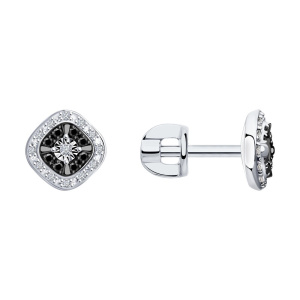 Серьги из золота с бриллиантами