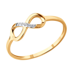 Кольцо из золота с бриллиантами