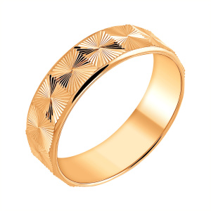 Обручальное кольцо из золота