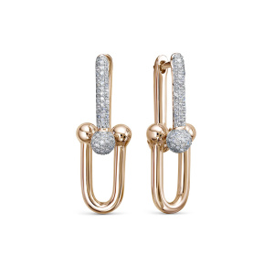 Серьги из золота с бриллиантами