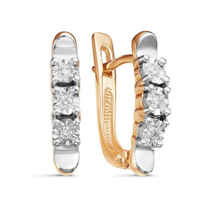 Серьги из золота с бриллиантами