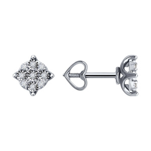 Серьги из золота с бриллиантами