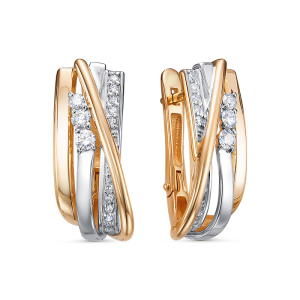 Серьги из золота с бриллиантами