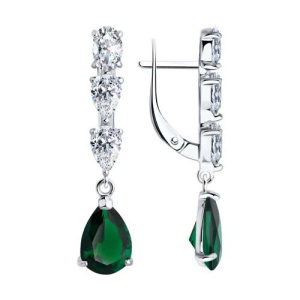 Серьги из серебра