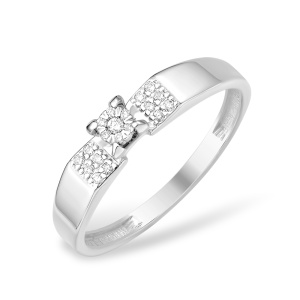 Кольцо из золота с бриллиантами