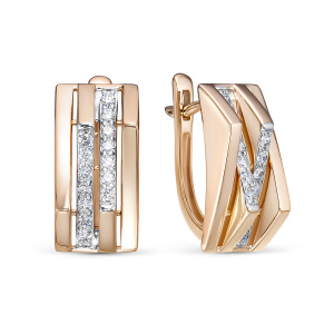 Серьги из золота с бриллиантами