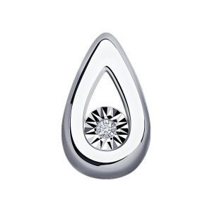 Подвеска из золота с бриллиантами