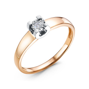 Кольцо из золота с бриллиантами