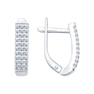 Серьги из серебра