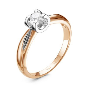 Кольцо из золота с бриллиантами