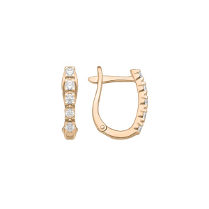 Серьги из золота с бриллиантами