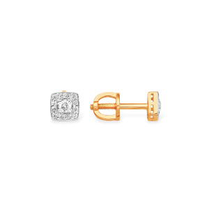 Серьги из золота с бриллиантами