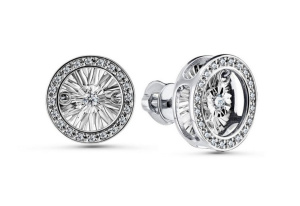 Серьги из золота с бриллиантами