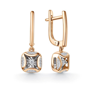 Серьги из золота с бриллиантами