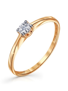 Кольцо из золота с бриллиантами