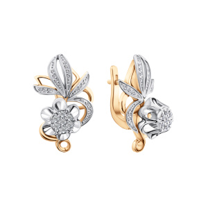 Серьги из золота с бриллиантами