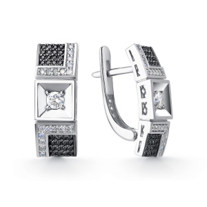 Серьги из золота с бриллиантами