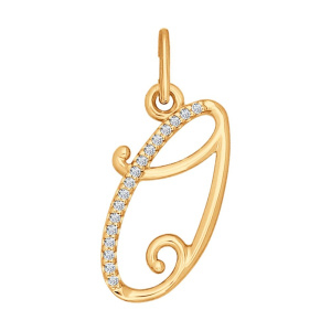 Буква из золота