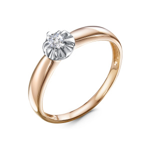 Кольцо из золота с бриллиантами