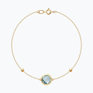 Браслет из золота с полудрагоценными вставками