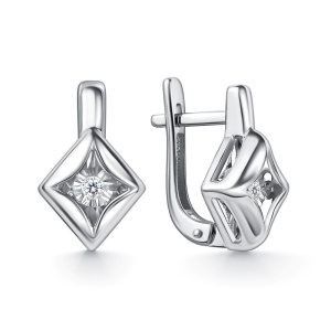 Серьги из золота с бриллиантами