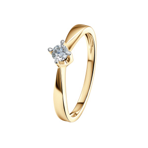 Кольцо из золота с бриллиантами