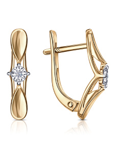 Серьги из золота с бриллиантами