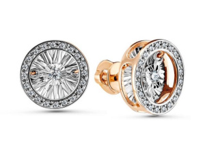 Серьги из золота с бриллиантами