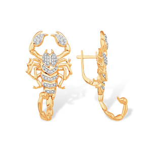 Серьги из золота с бриллиантами