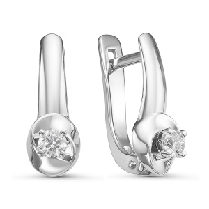 Серьги из золота с бриллиантами