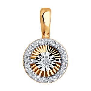 Подвеска из золота с бриллиантами