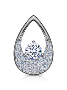 Подвеска из белого золота