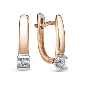 Серьги из золота с бриллиантами